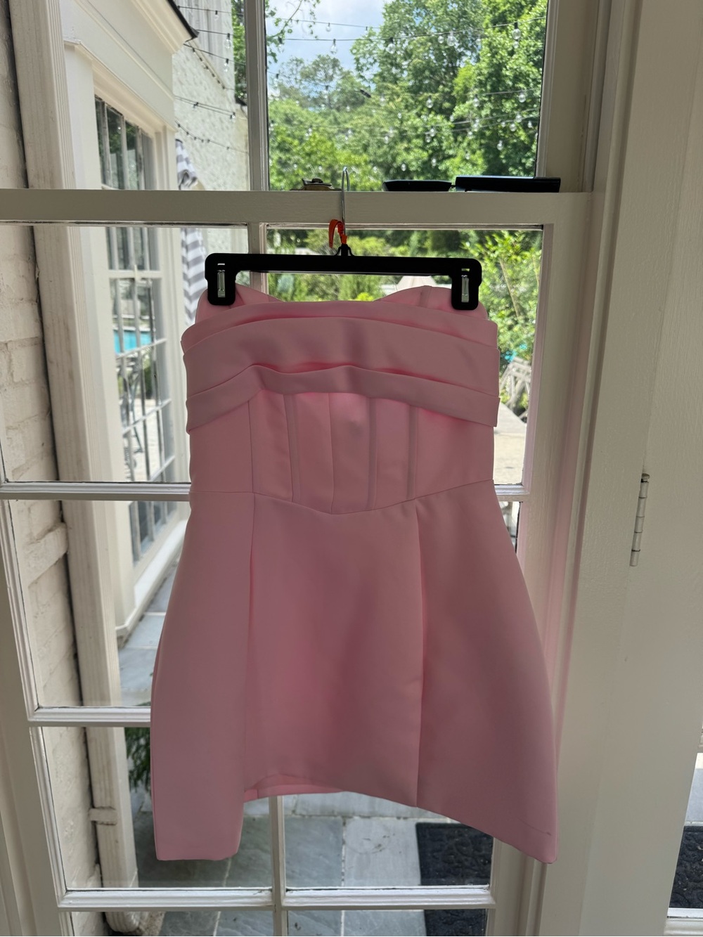 Elliatt Blush Pink Strapless Mini Dress
